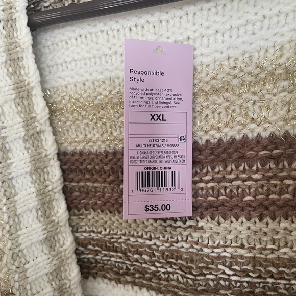 Wild Fable Open Front Cardigan - Picture 3 of 3